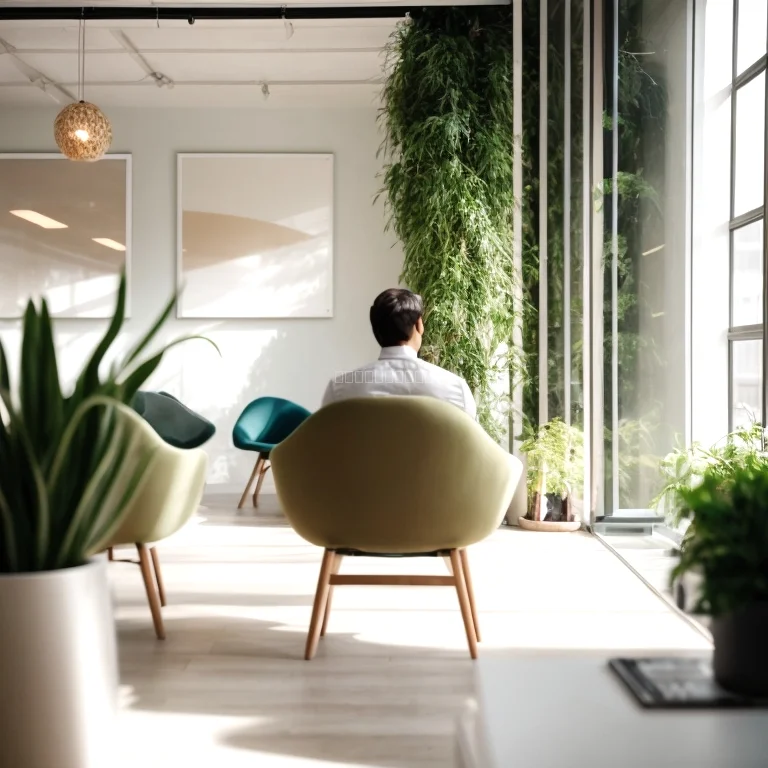 Group workshop participants brainstorming around a table